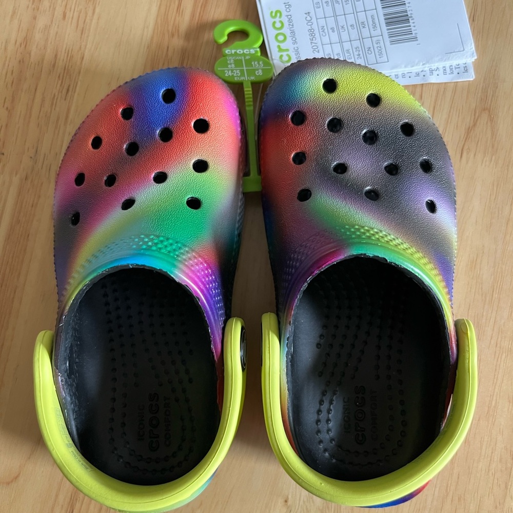 CROCS Kids Multicolor Clogs